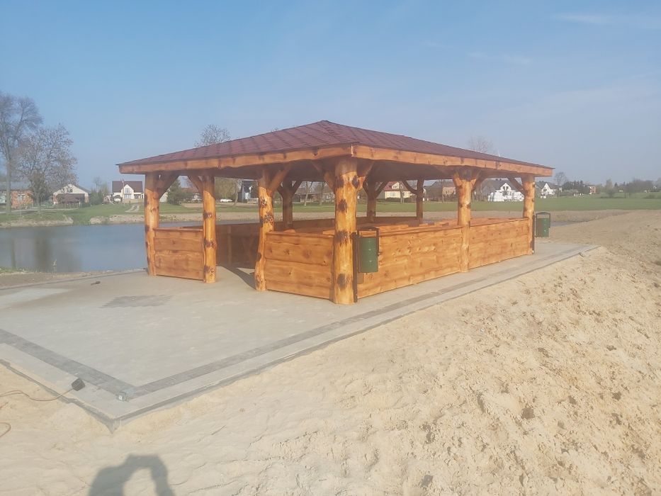 Altana Altany ogrodowe z bali