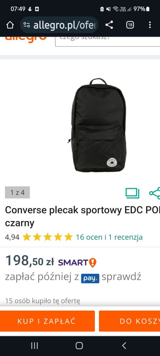 Plecak Converse  .