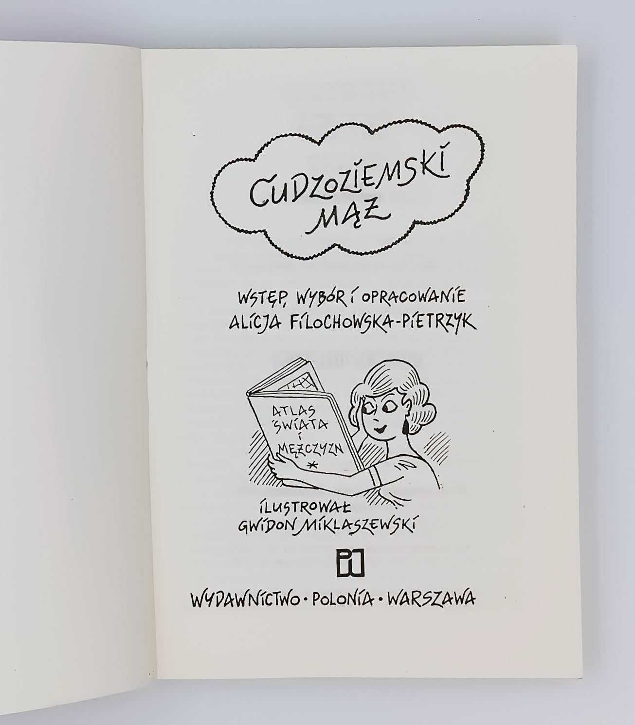 Cudzoziemski mąż, Alicja Filochowska Pietrzyk wydanie I, 1991