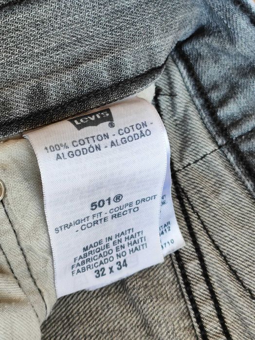 Джинси Levi's Premium 501® Original Fit Men's Jeans сірі W32L34