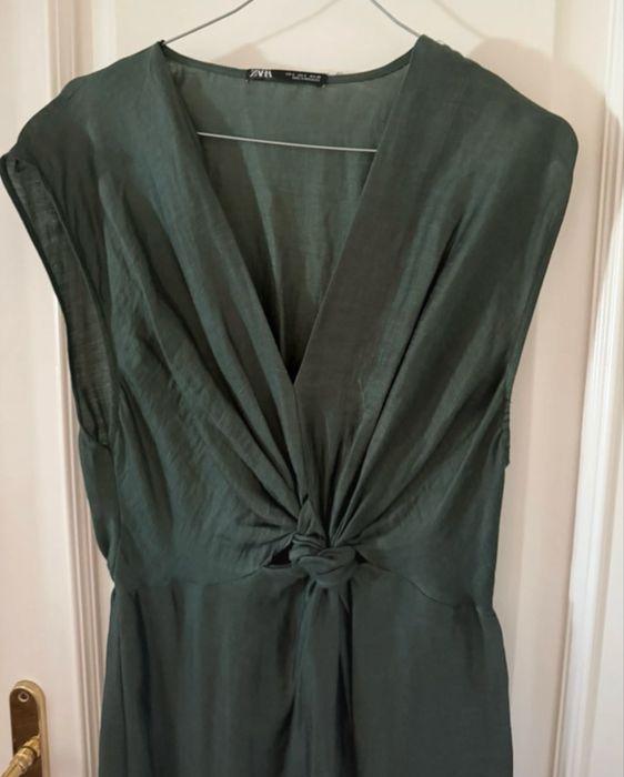 Vestido verde Zara