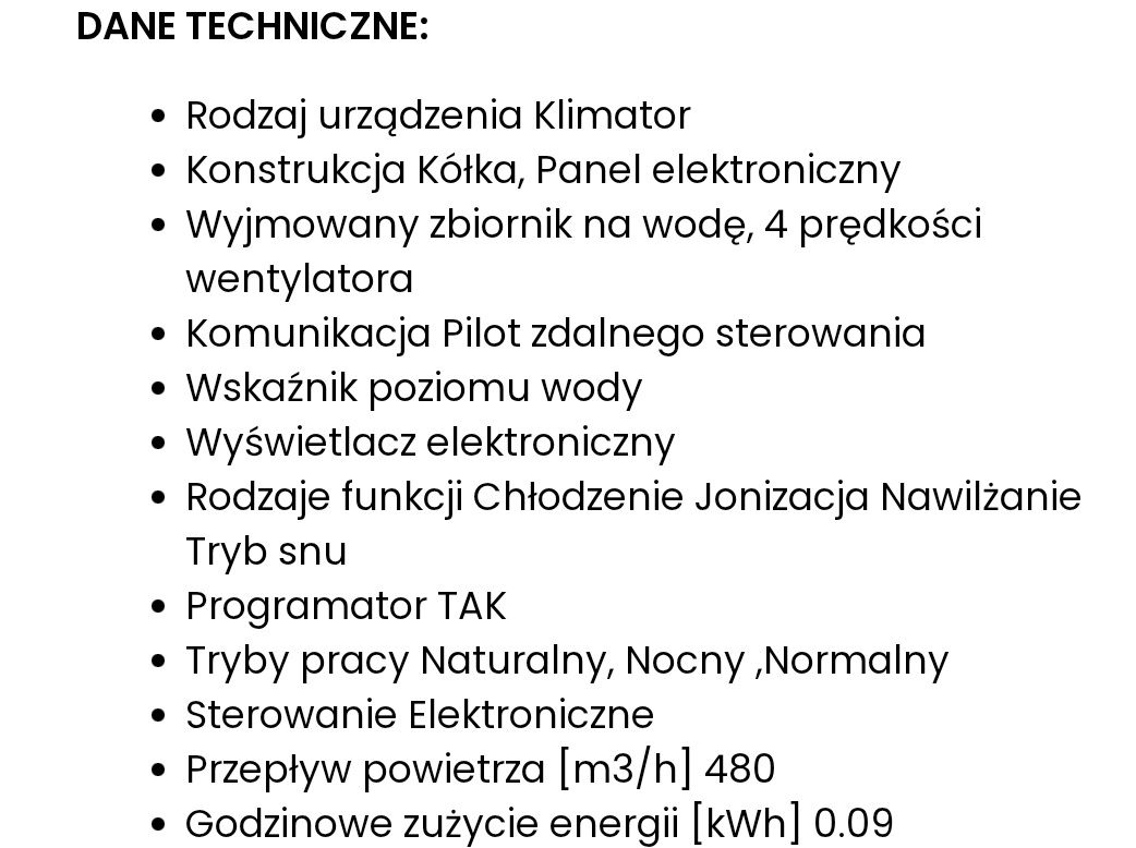 Klimatyzator  HB