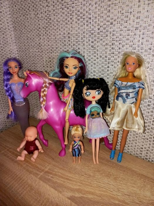 Монстр хай лол русалка барбі пупси лот кукол
