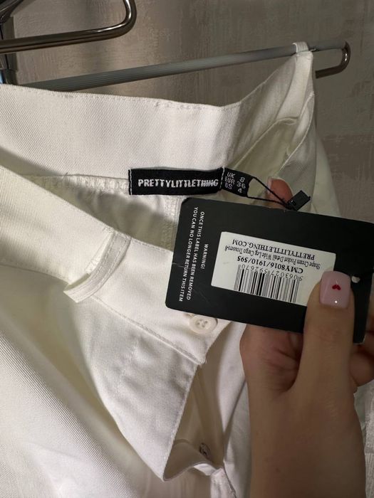 Штани білі карго