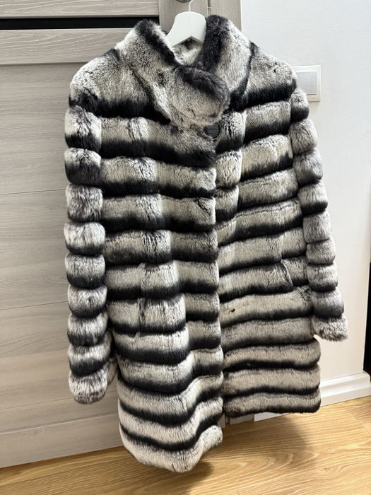 Шуба шиншила жіноча