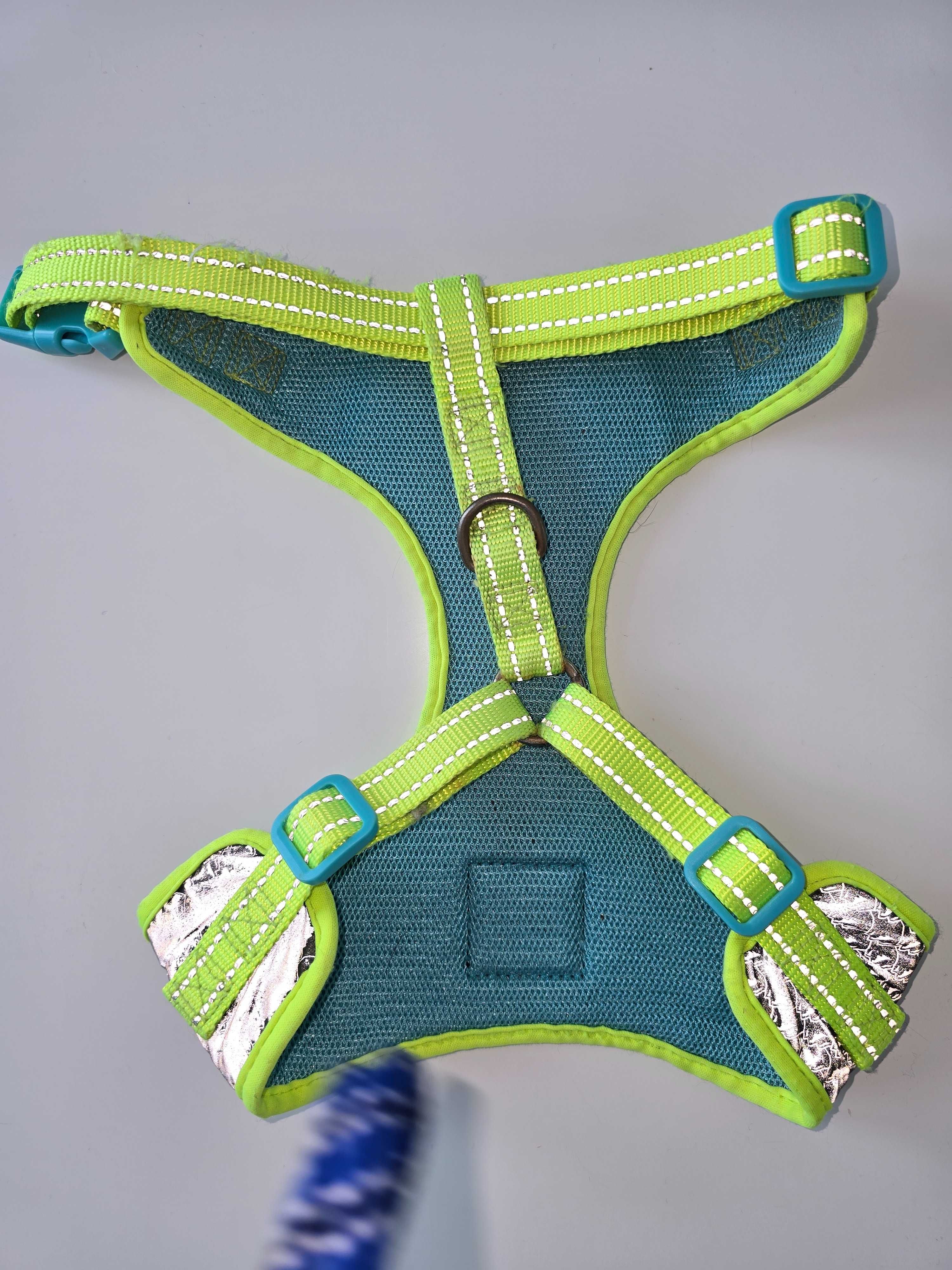 Szelki 3 PEAKS 55-77 cm dla psa miękkie  odblaskowe szczeniak