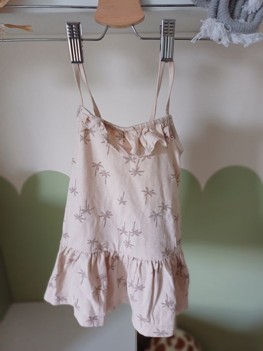 Letnia sukienka w palmy r.74 so cute