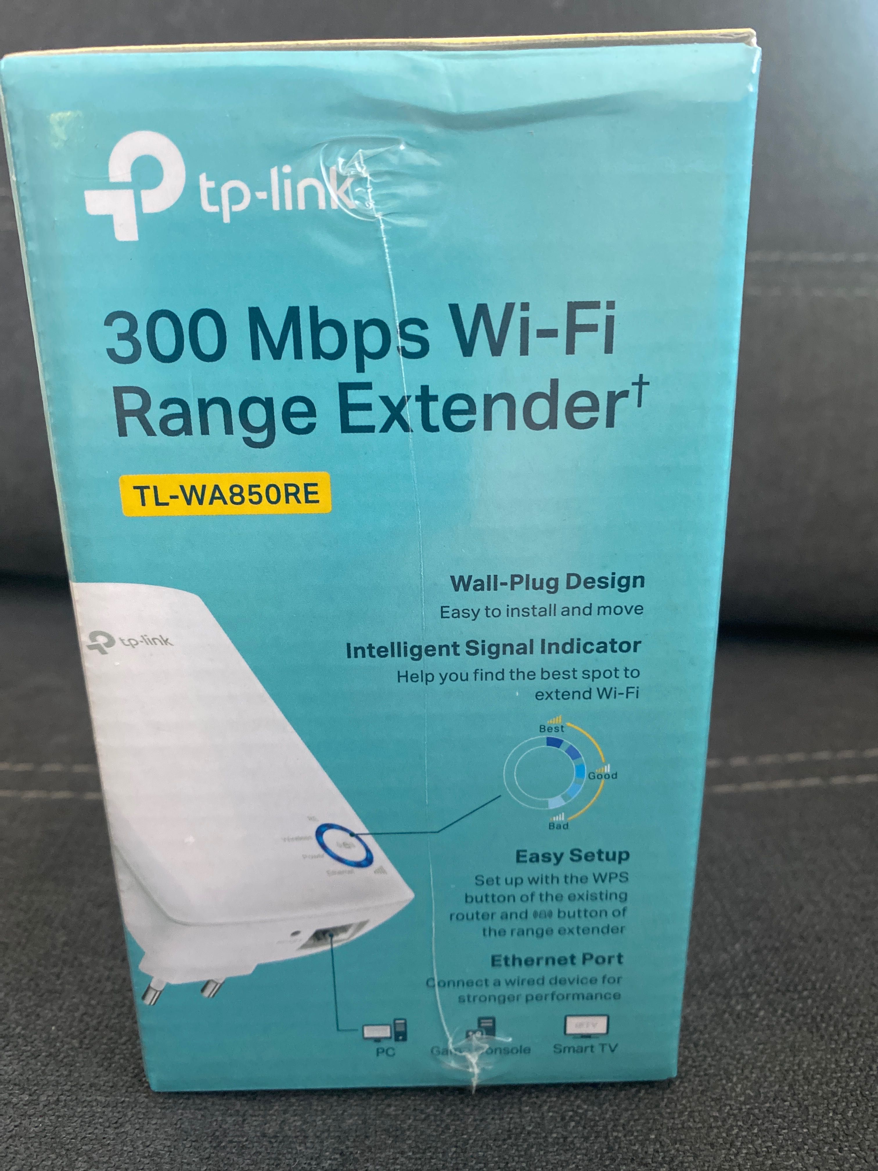 Wzmacniacz sygnału wifi tp-link wa850re repeater wifi z gniazdem lan