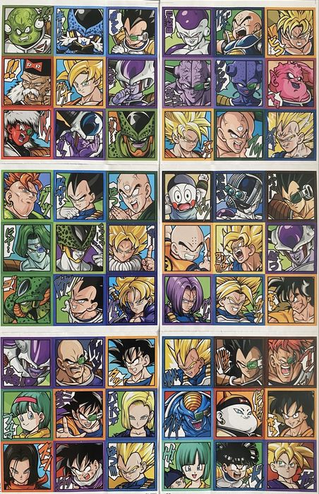 Dragon Ball Z Zestaw naklejek