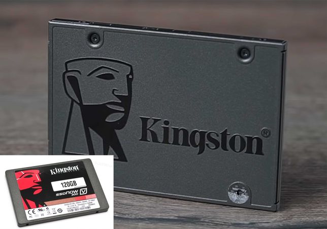 SSD Kingston V300/A400 - 120Gb/240Gb+SATA-кабель. Почти как новый!