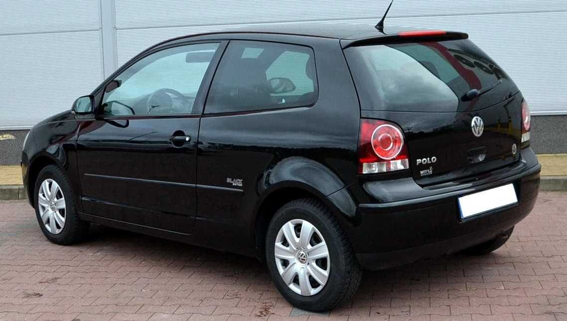 VW Polo 1.2MPI, 2009r. Klima, Wersja Black Edition, Rata od 380zł