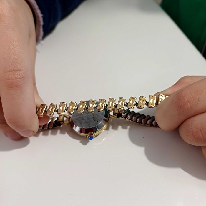 Zegarek pozłacany Szwajcarski Vintage piękny antyk nakręcany