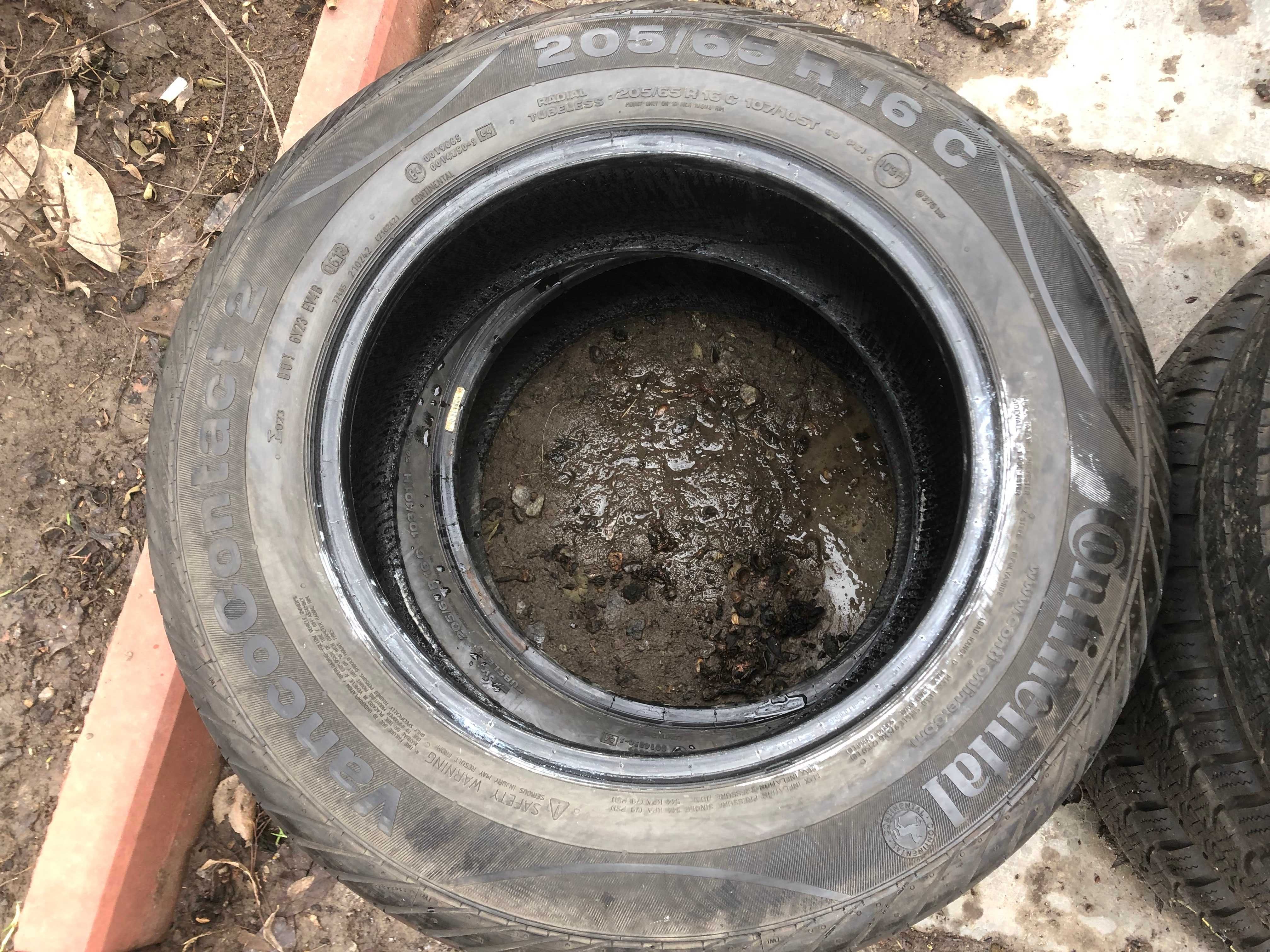 Шини CONTINENTAL 205/65 R16C, VancoContact 2, літня резина, цешка