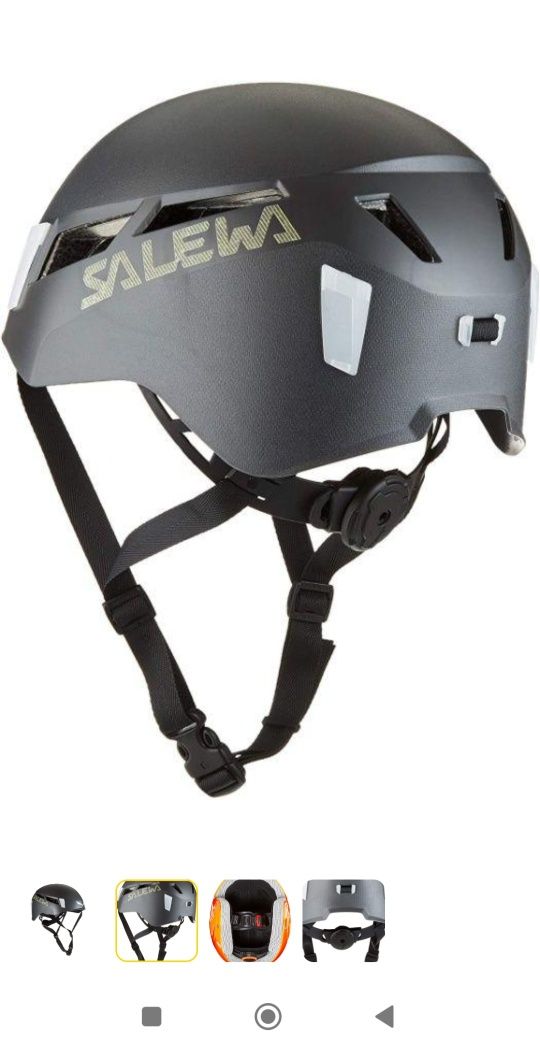 Альпіністська каска Salewa Pura Helmet Black/Dark Grey