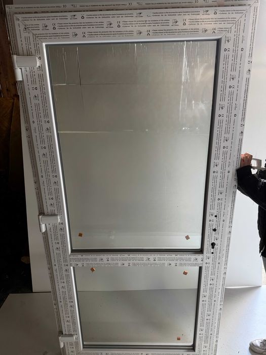 Drzwi PCV 90x200 (Białe Antracyt orzech) Od ręki! Transport cała PL!