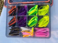 zestaw gumy spinningowe przynęty spinningowe 120sztuk rippery ripper