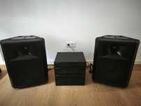 Aparelhagem pioneer com colunas em bom estado geral