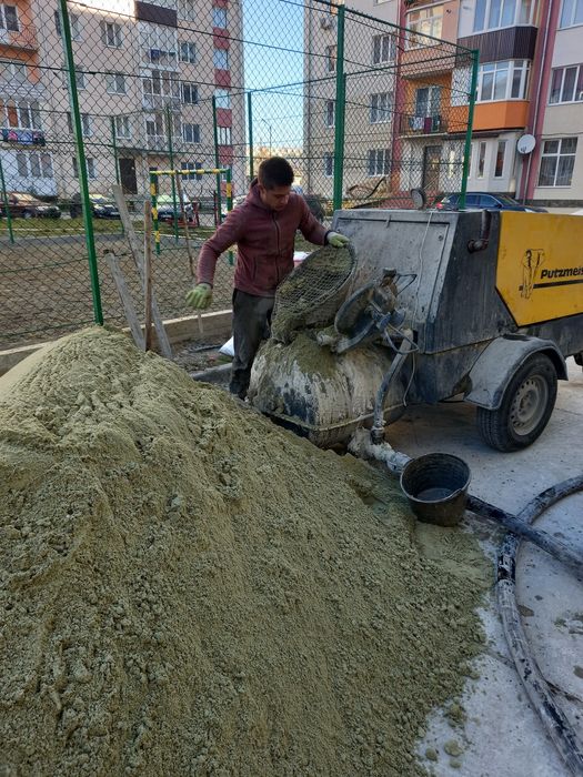 БЕЗ ПОСЕРЕДНИКІВ‼️Суха/Напівсуха Стяжка!Стяжка Підлоги! Машинна Стяжка