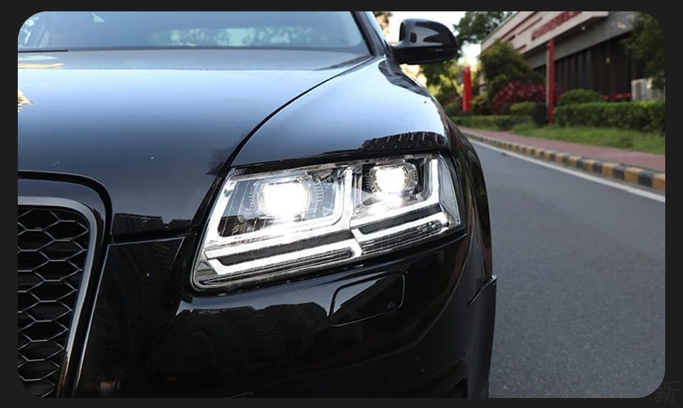 Reflektory LED do Audi A6 C6 z Dynamicznym Sygnałem