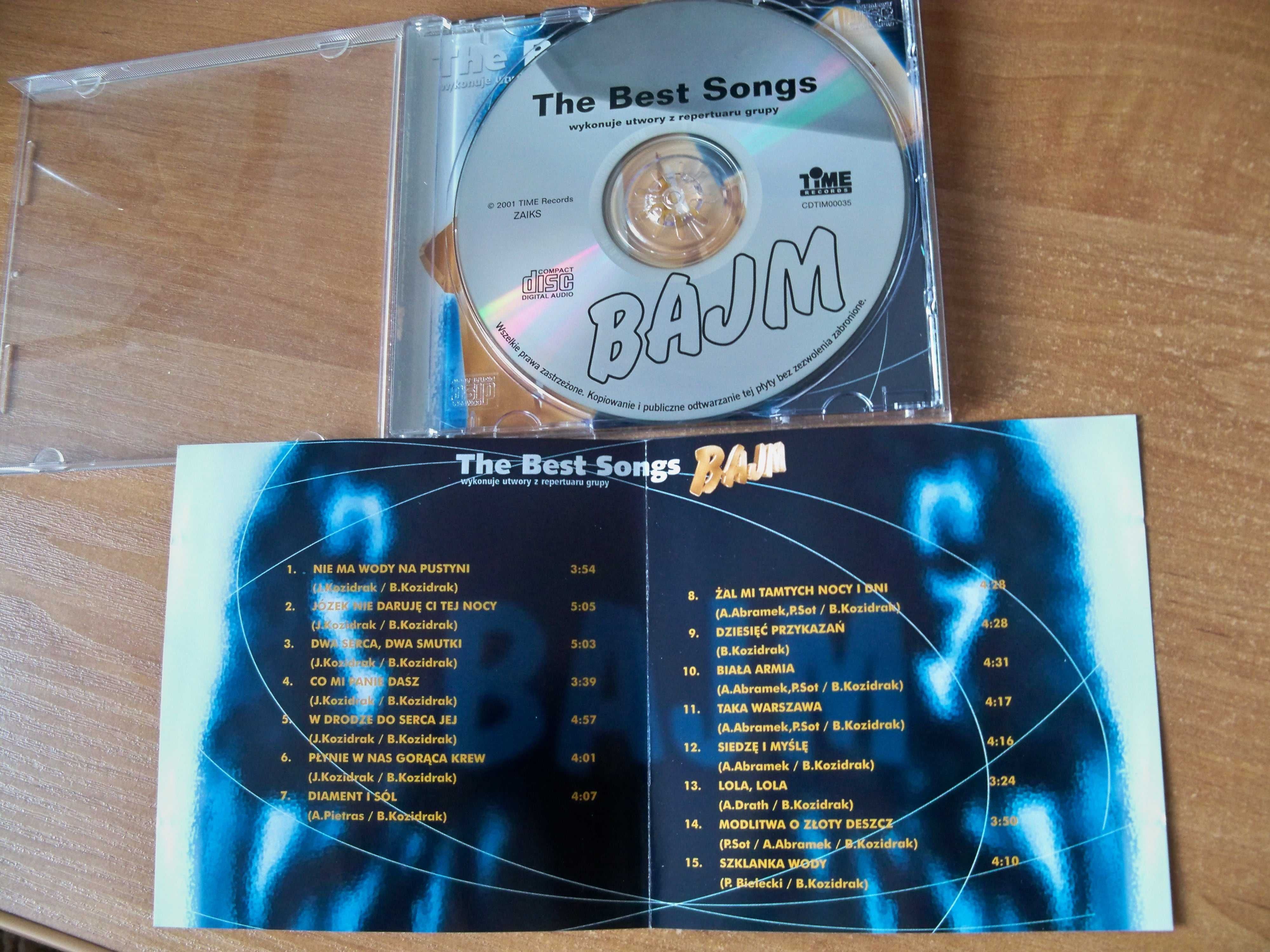 BAJM B.Kozidrak The Best Songs Płyta CD 15 Utworów-UNIKAT-STAN IDEALNY