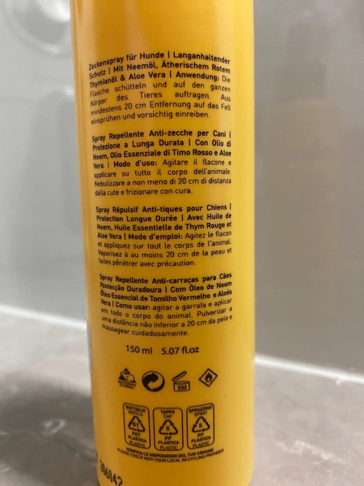 Spray Repelente Anti-carraças para Cães – 150 ml | Chogan