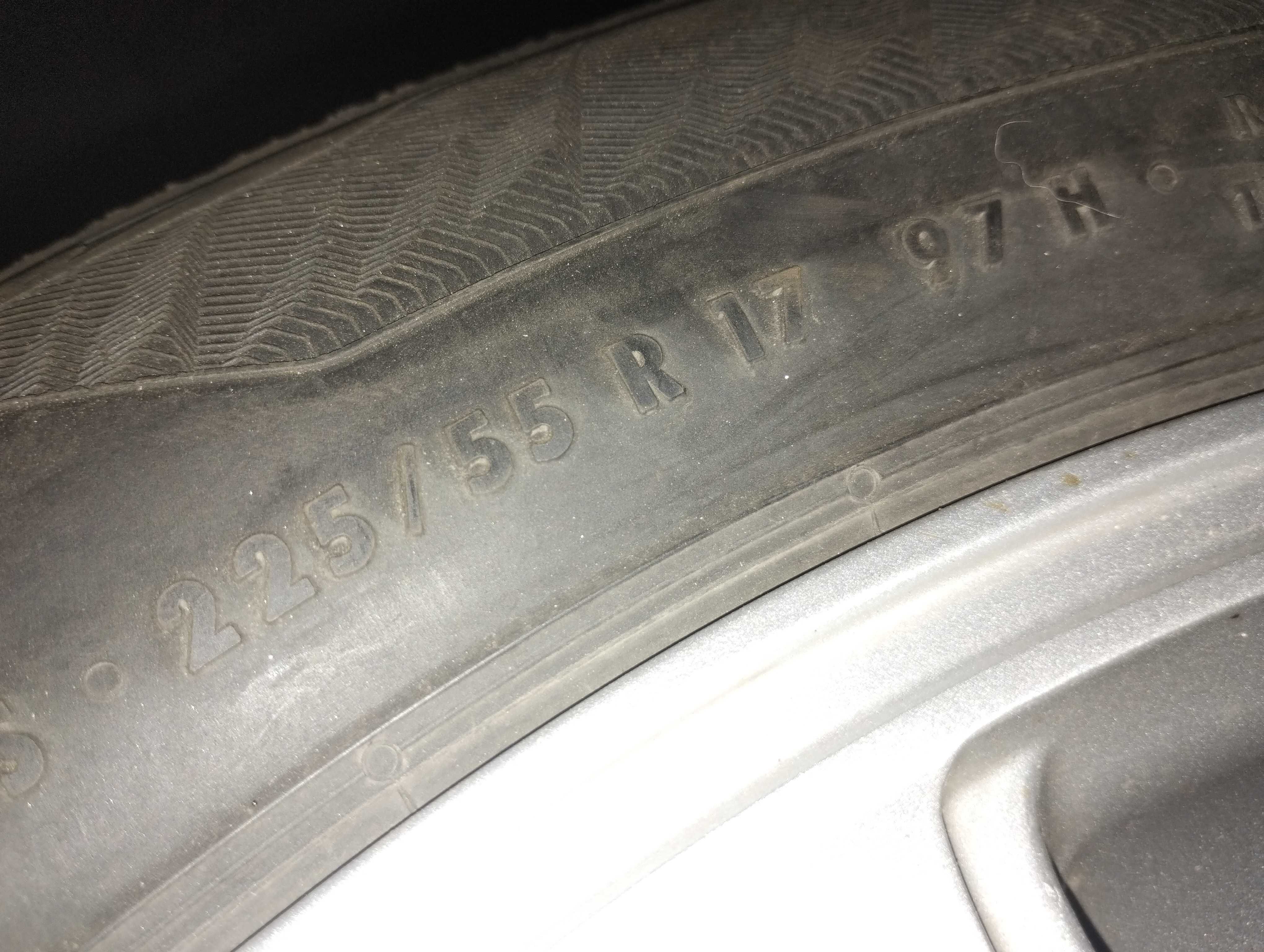 4x Felgi aluminiowe TEC 17 cali 5x114,3 + opony zimowe Mazda 6 2012-