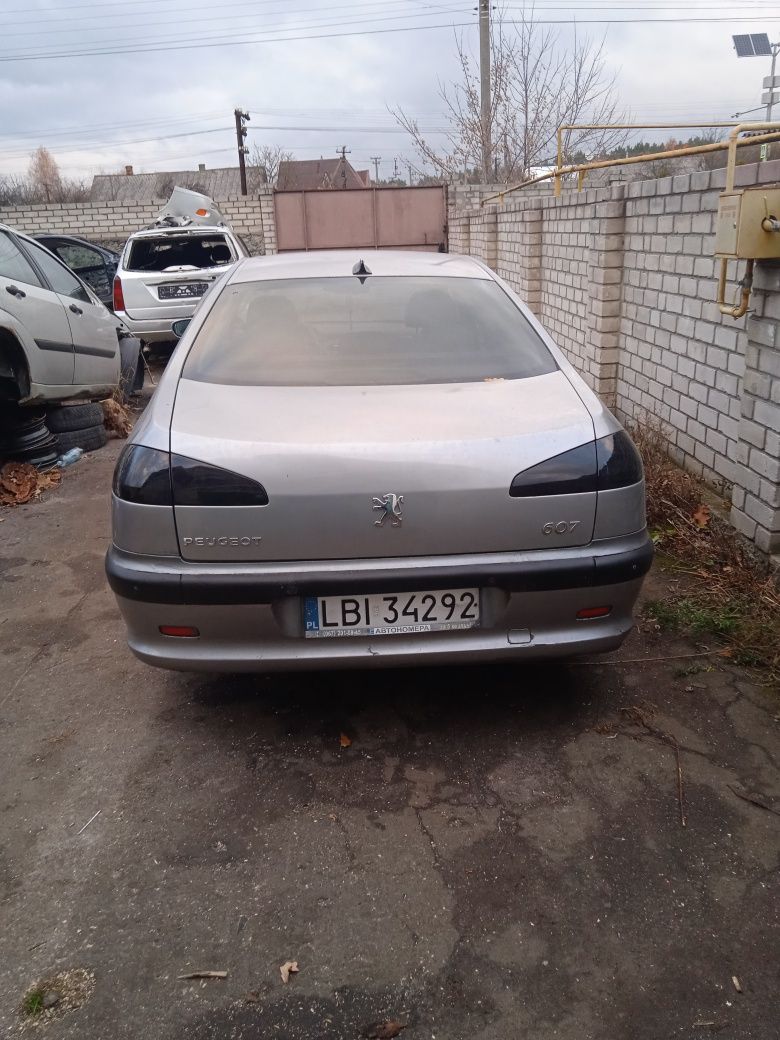 Разборка, запчасти, бампер, двері, четверть,блок,Пежо 607, Peugeot 607