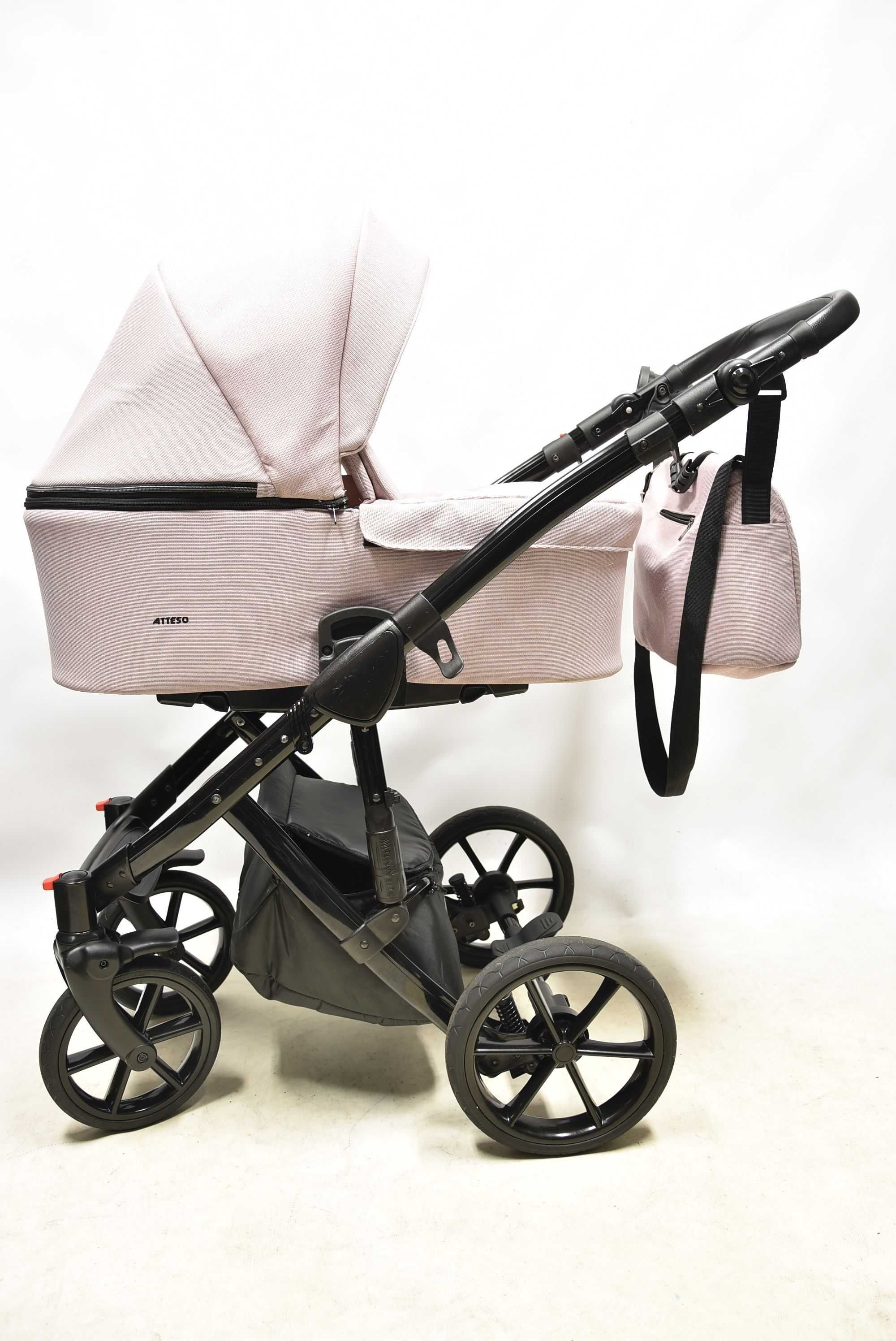 Milu Kids Atteso 3w1 z fotelikiem Cybex Aton 5 0-13kg BARDZO ZADBANY!