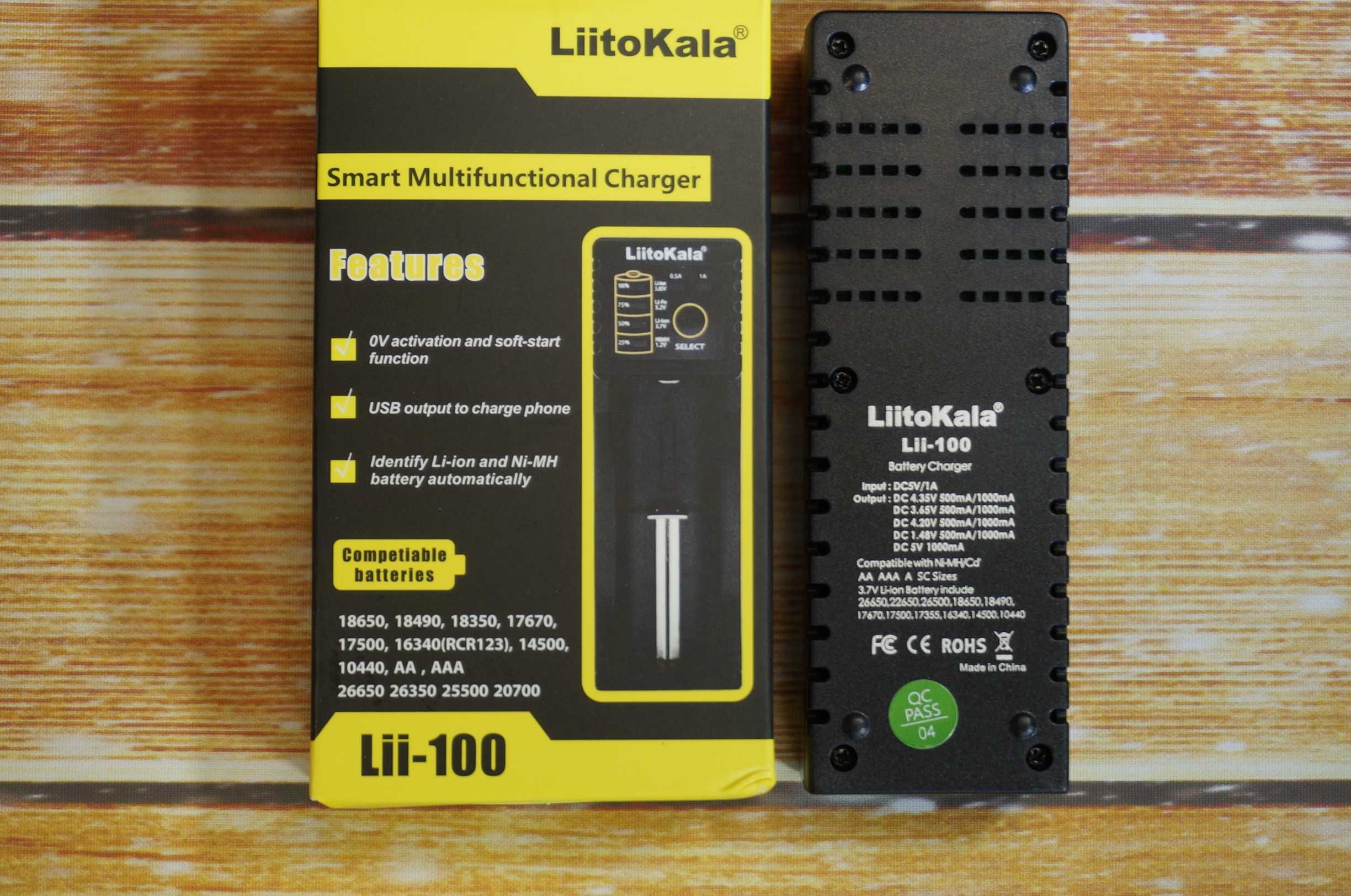 Зарядка LiitoKala S8 Lii500 Lii202 Lii100 18650 21700 Павербанк