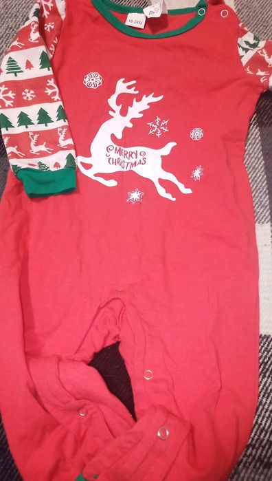 kombinezon pajacyk niemowlęcy ok.92 świąteczny