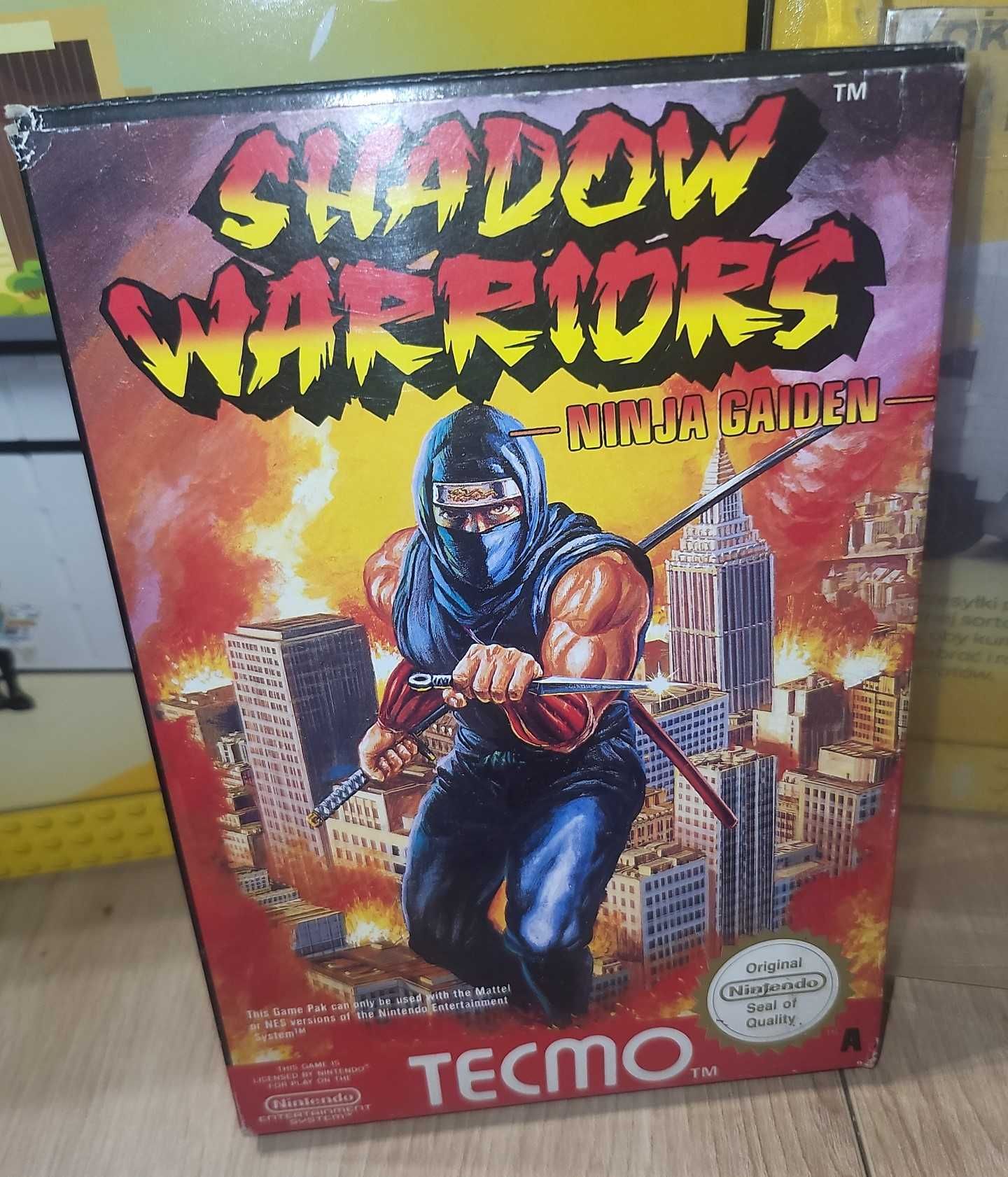 Gra Shadow Warriors Ninja Gaiden NINTENDO NES PAL A BDB- stan Komplet