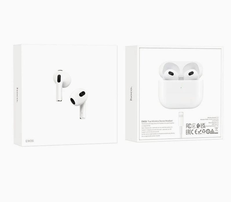 Bluetooth навушники TWS Hoco EW26 (AirPods 3 стиль)