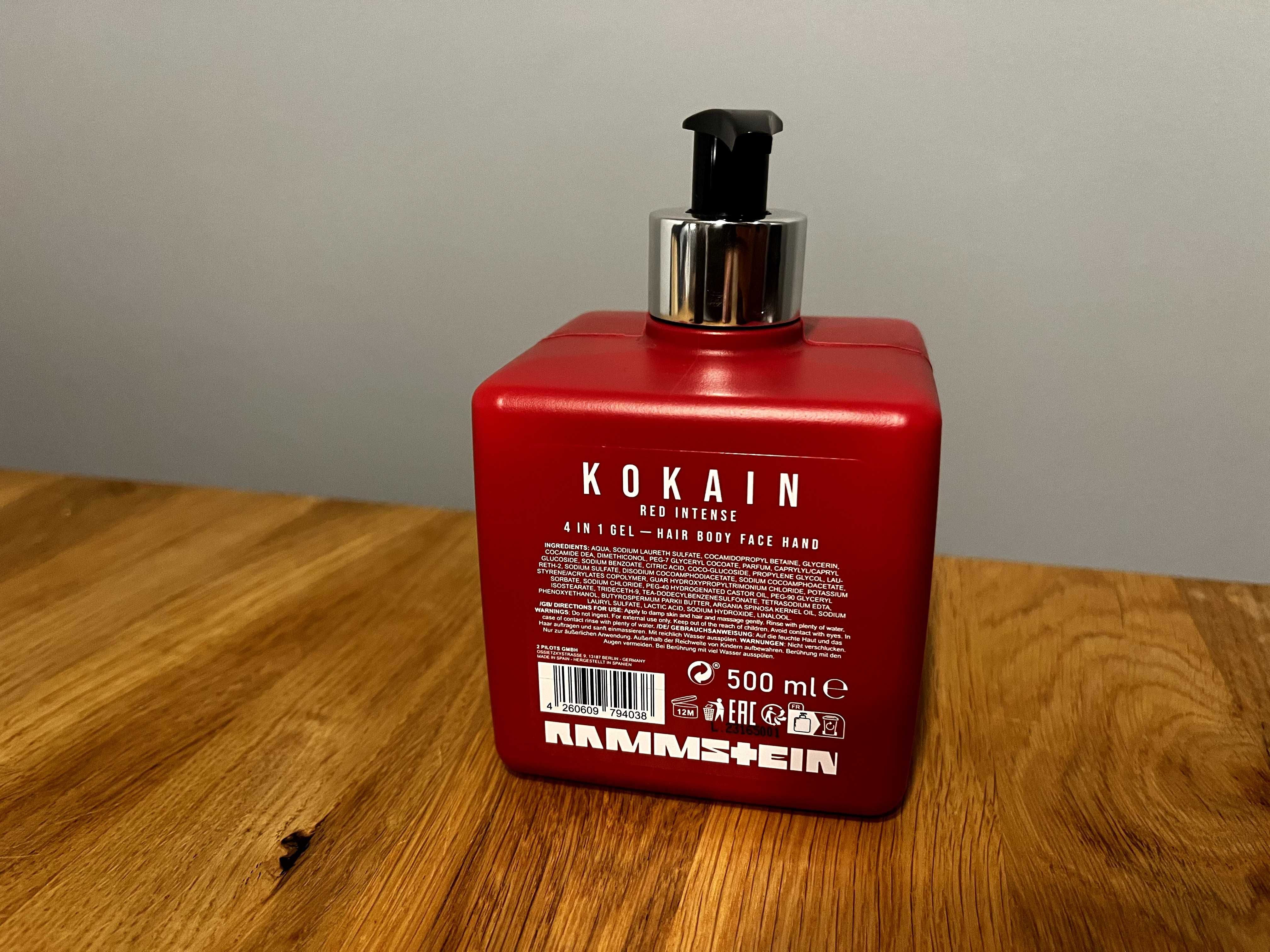 Rammstein żel 4 w 1 Kokain Red Intense (wysyłka tego samego dnia!)