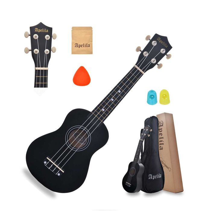 Укулеле сопрано (гавайська гітара) APELILA (Комплект). Знижка -13%