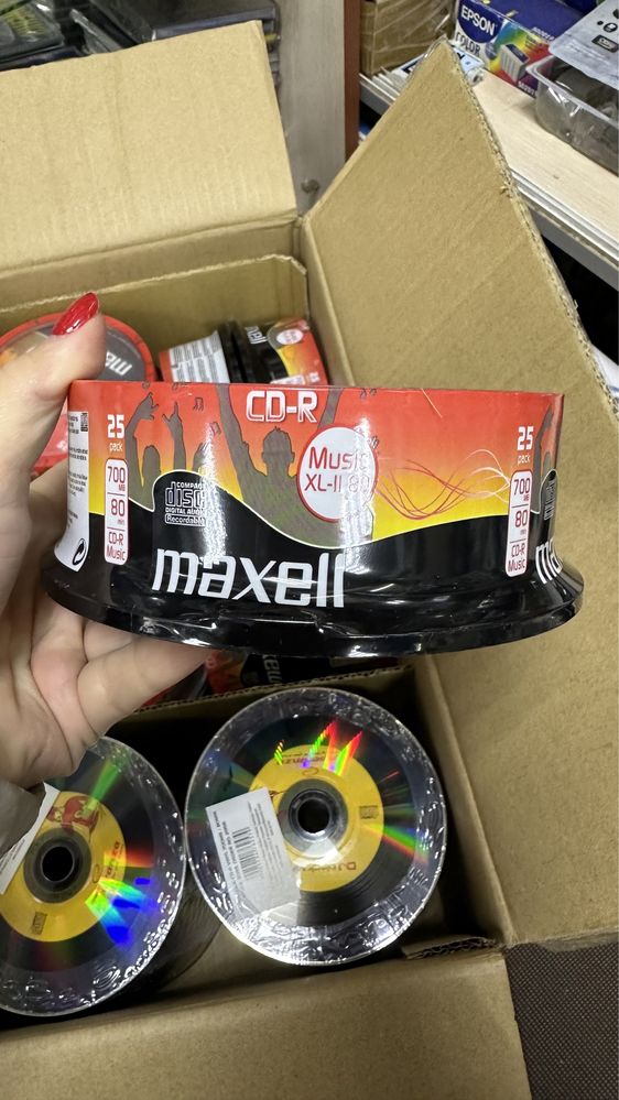 Maxell Audio CD-R 25 cake