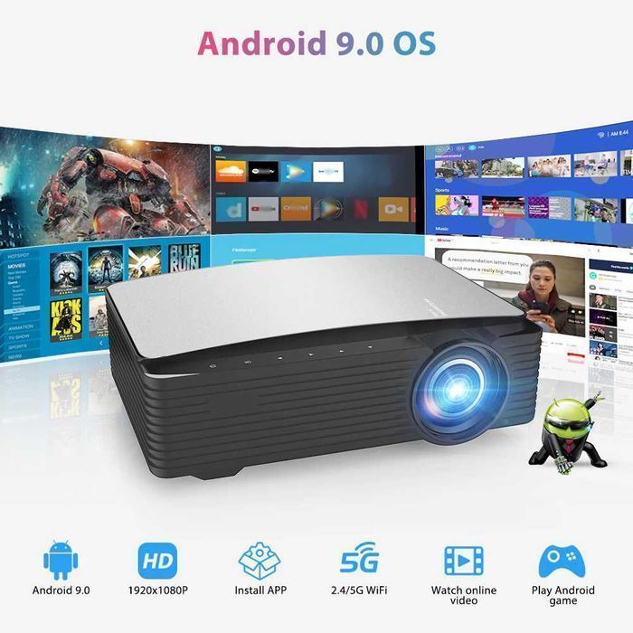 LED Full HD проектор AAO YG650 (android version) (*У наявності*)