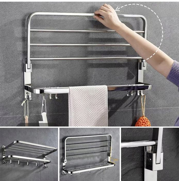 Wieszak łazienkowy stal nierdzewna