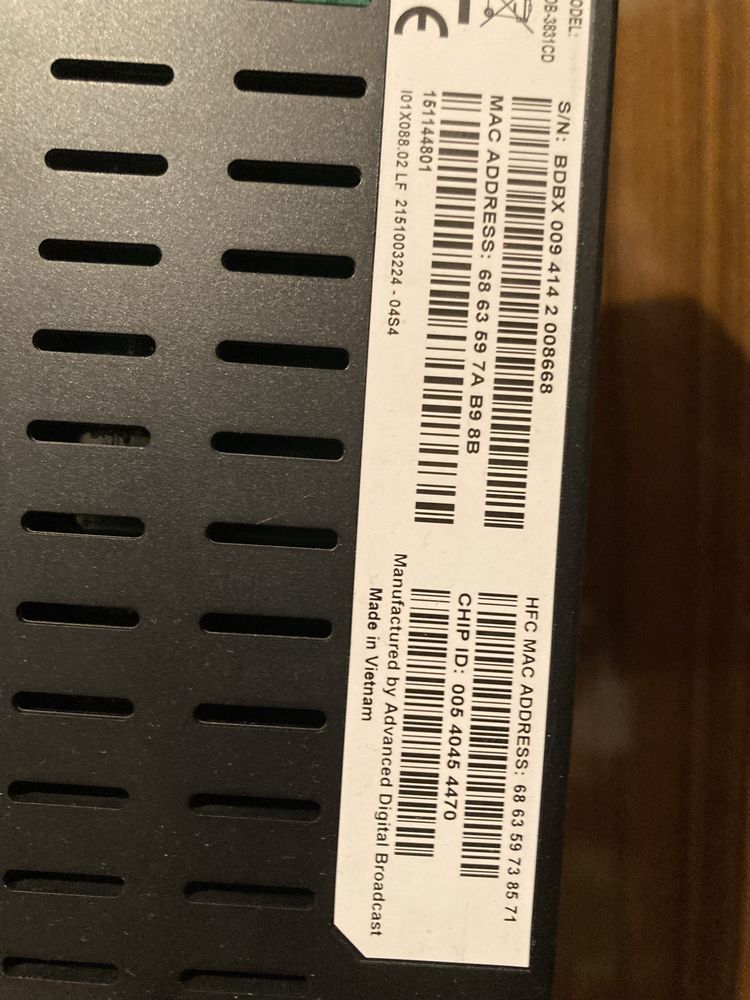 Modem Motorola SBV5121E kablowy