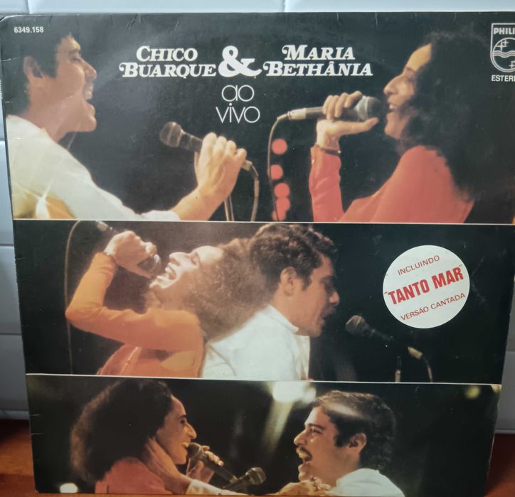 Chico Buarque Maria Bethania ao vivo vinil bom estado