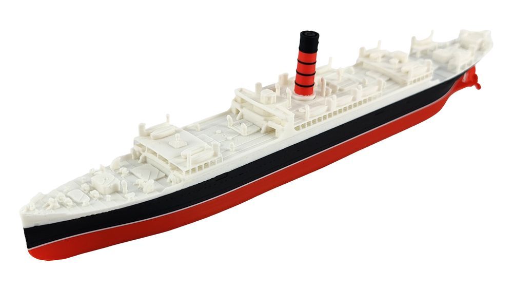 RMS Carpathia – druk 3D - 220mm (Skala 1:780) - metalowe wstawki
