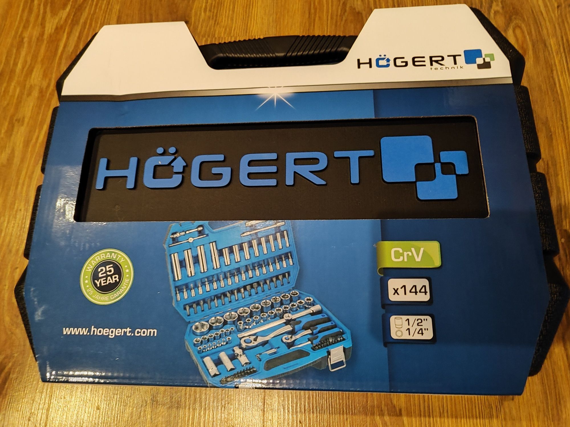 Zestaw kluczy hogert 144 elementy
