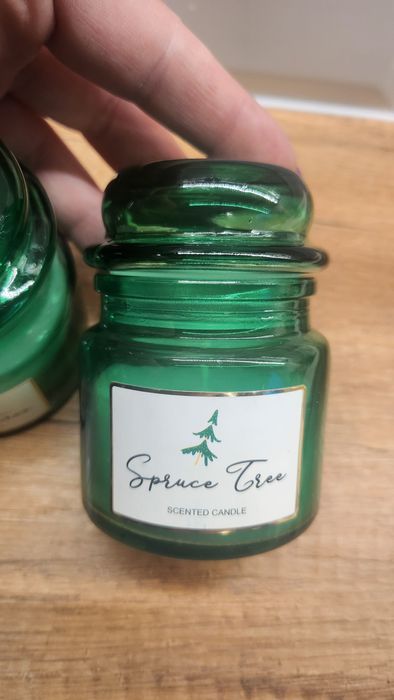 Świeczki o zapachu świerku 4szt