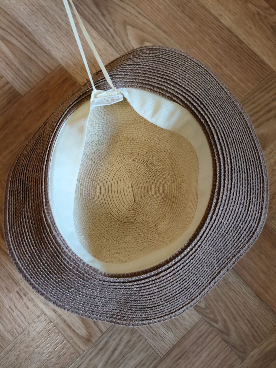 Літній капелюх/ панама з бамбукової соломи, 55см