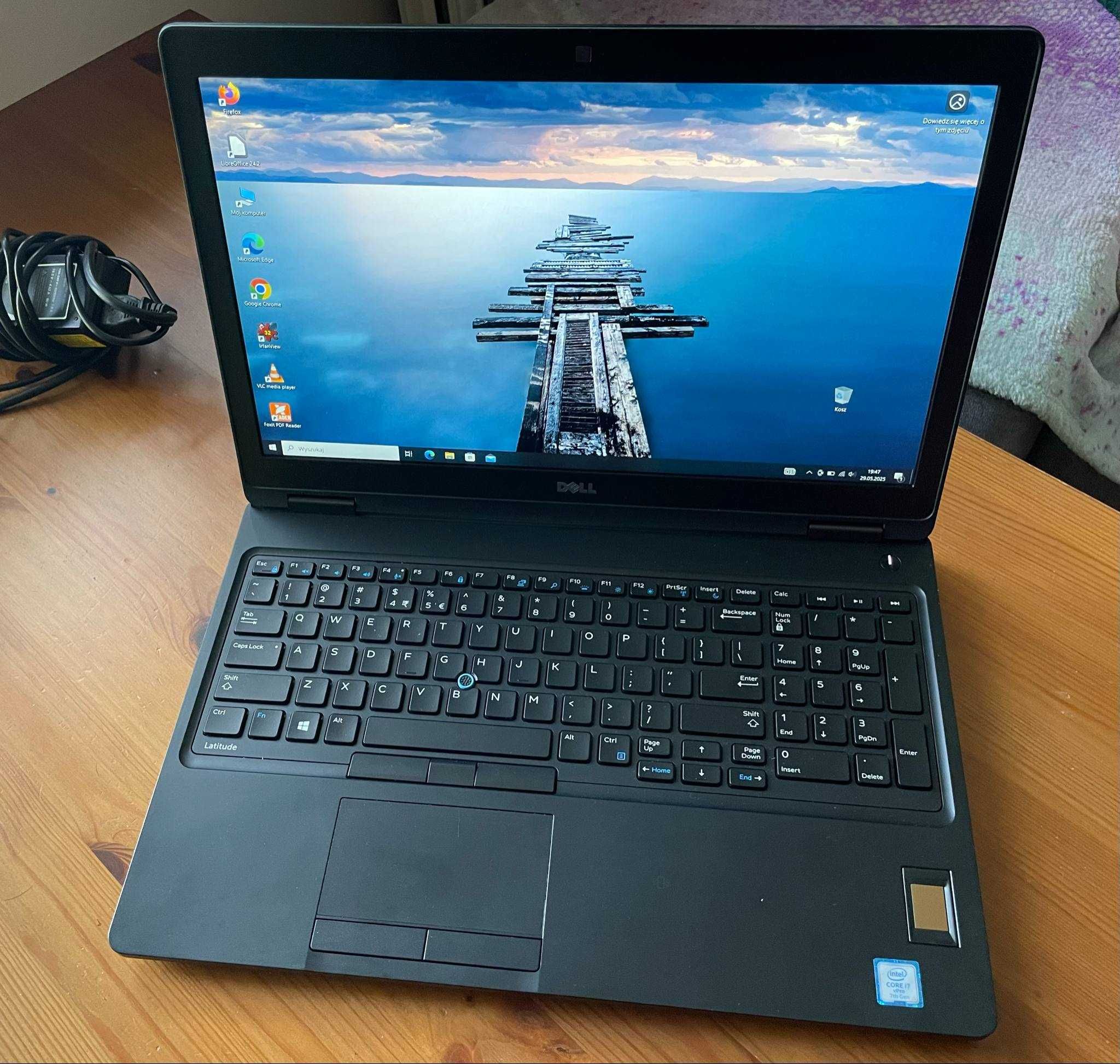 Laptop Dell Latitude 5580 i7-7820HQ, SSD 512, Ram 16GB, bateria 3h