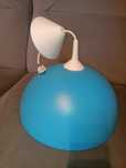 Lampa sufitowa, niebieska