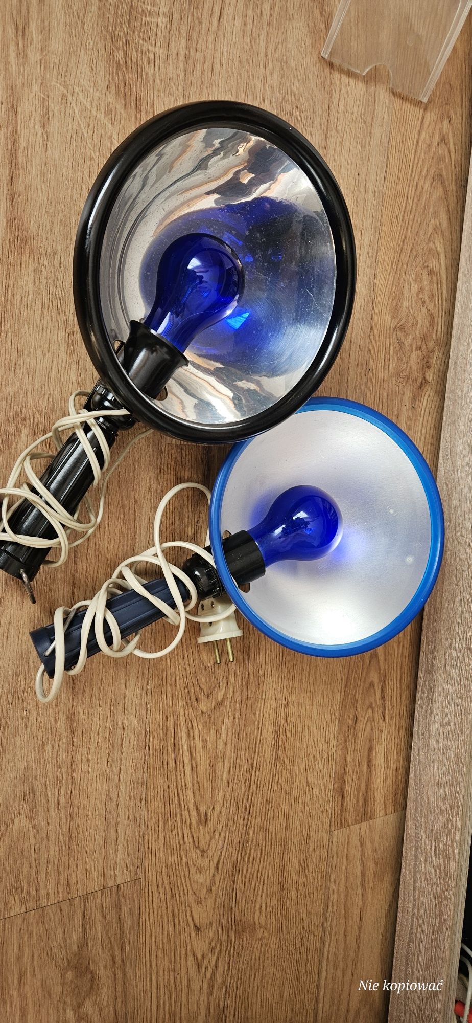 Dwie Lampy Sollux PRL do Naświetlań