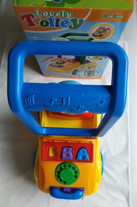 Игровой центр каталка музыкальная игрушка с телефоном