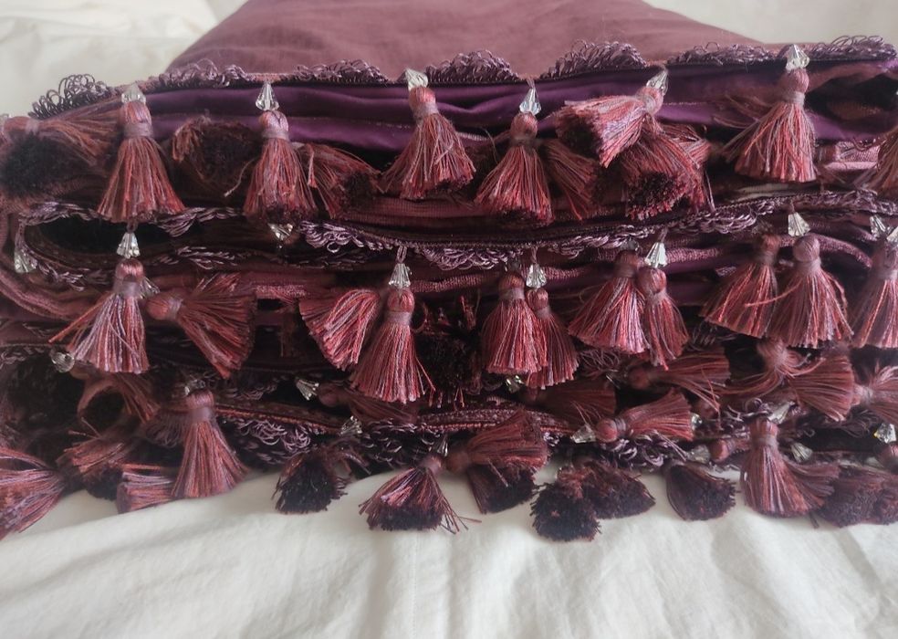 Дизайнерские велюровые шторы, ткань Jab