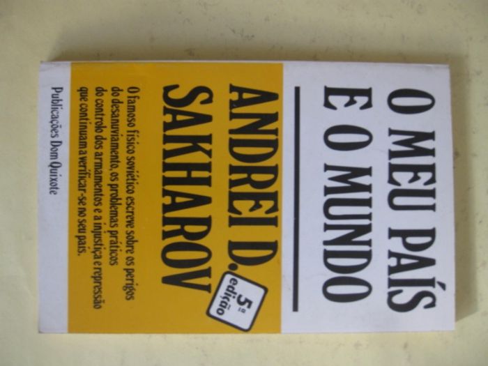 O Meu País e o Mundo de Andrei D. Sakharov