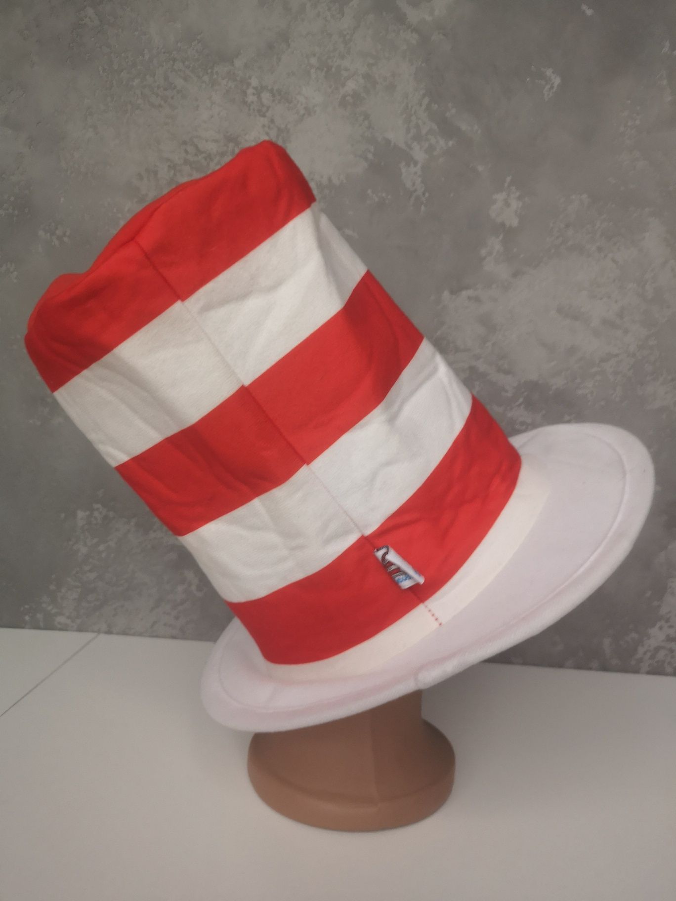 Детская карнавальная шляпа цилиндр dr Seuss 4 5 6 лет хелоуин утренник